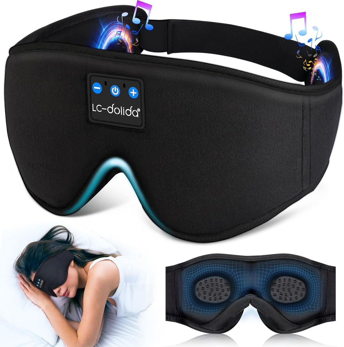 The Happery Approved REVIEW: Sleep Soundly Without Disturbing Others: Our Take on the LC-dolida Wireless Bluetooth Sleep Mask