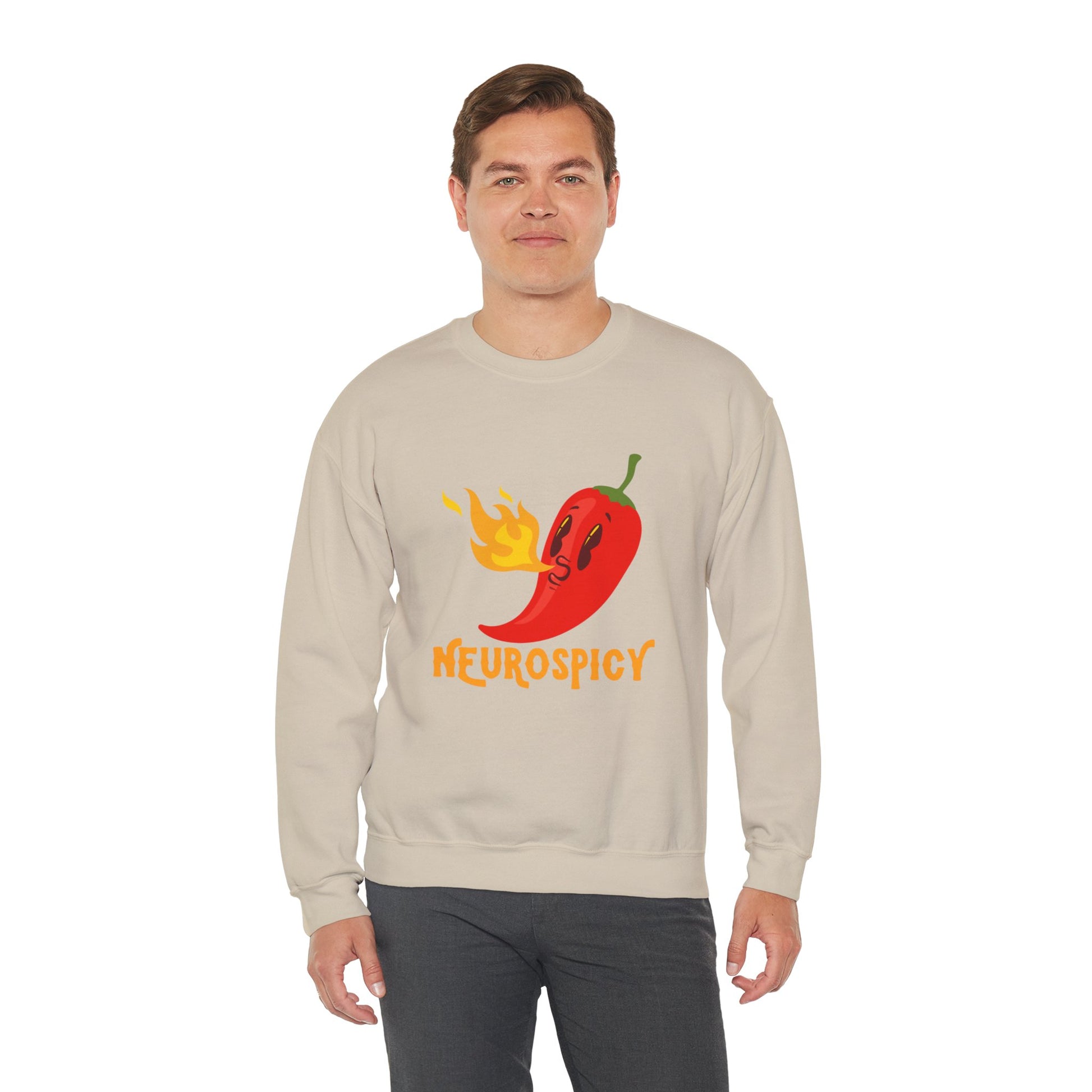 Neurospicy Unisex Heavy Blend Crewneck Sweatshirt