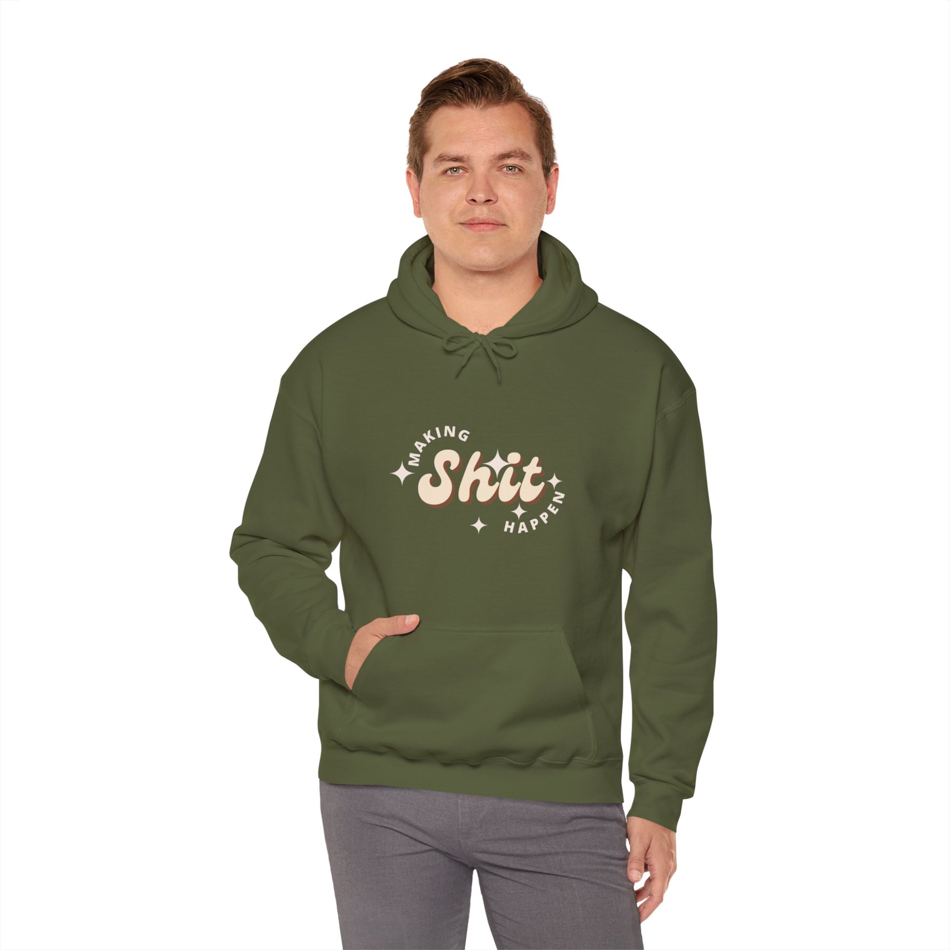 Making Shit Happen Unisex Heavy Blend Hooded Sweatshirt