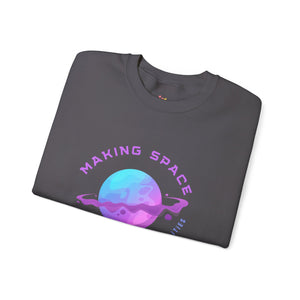 Making Space For a World of Possibilities Unisex Heavy Blend Crewneck Sweatshirt