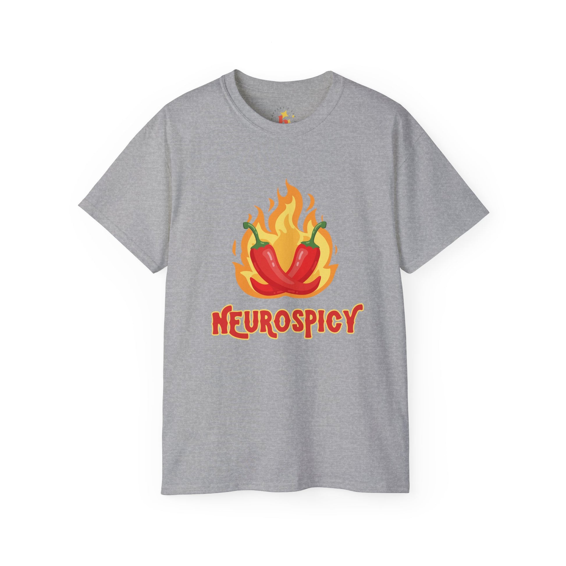 Neurospicy Flaming Peppers Unisex Ultra Cotton Tee