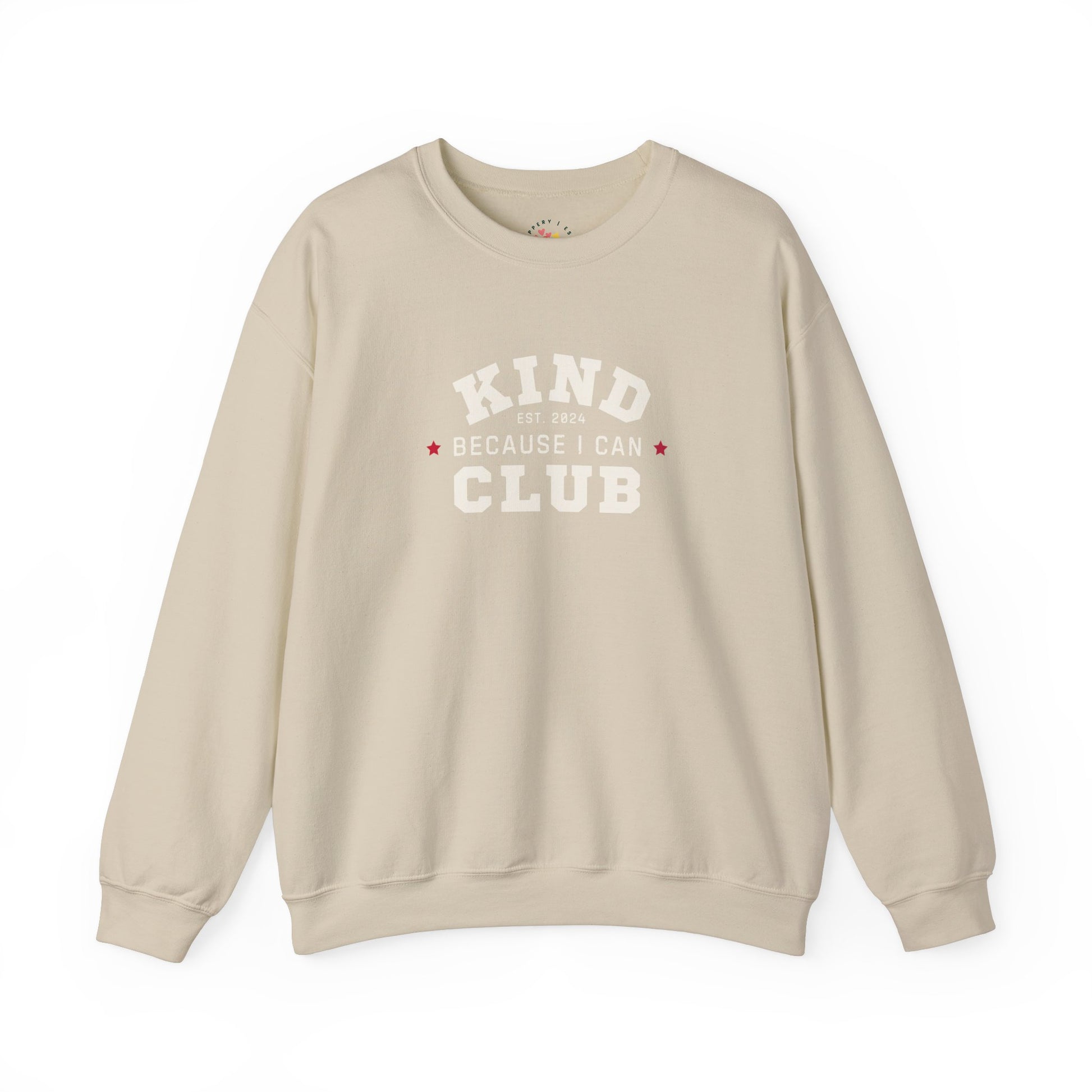 Kind Because I Can Club Unisex Heavy Blend Crewneck Sweatshirt