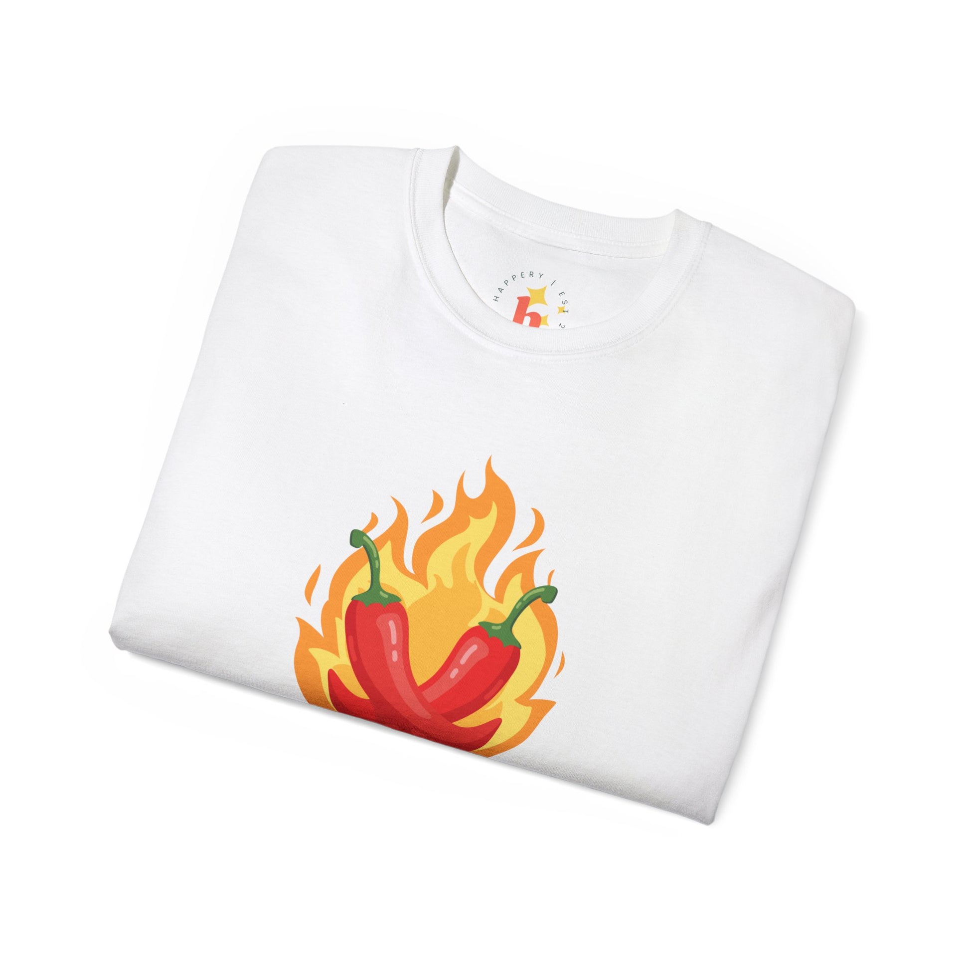 Neurospicy Flaming Peppers Unisex Ultra Cotton Tee