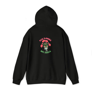 Pick Flowers Not Fights (Modern) Unisex Heavy Blend Hooded Sweatshirt