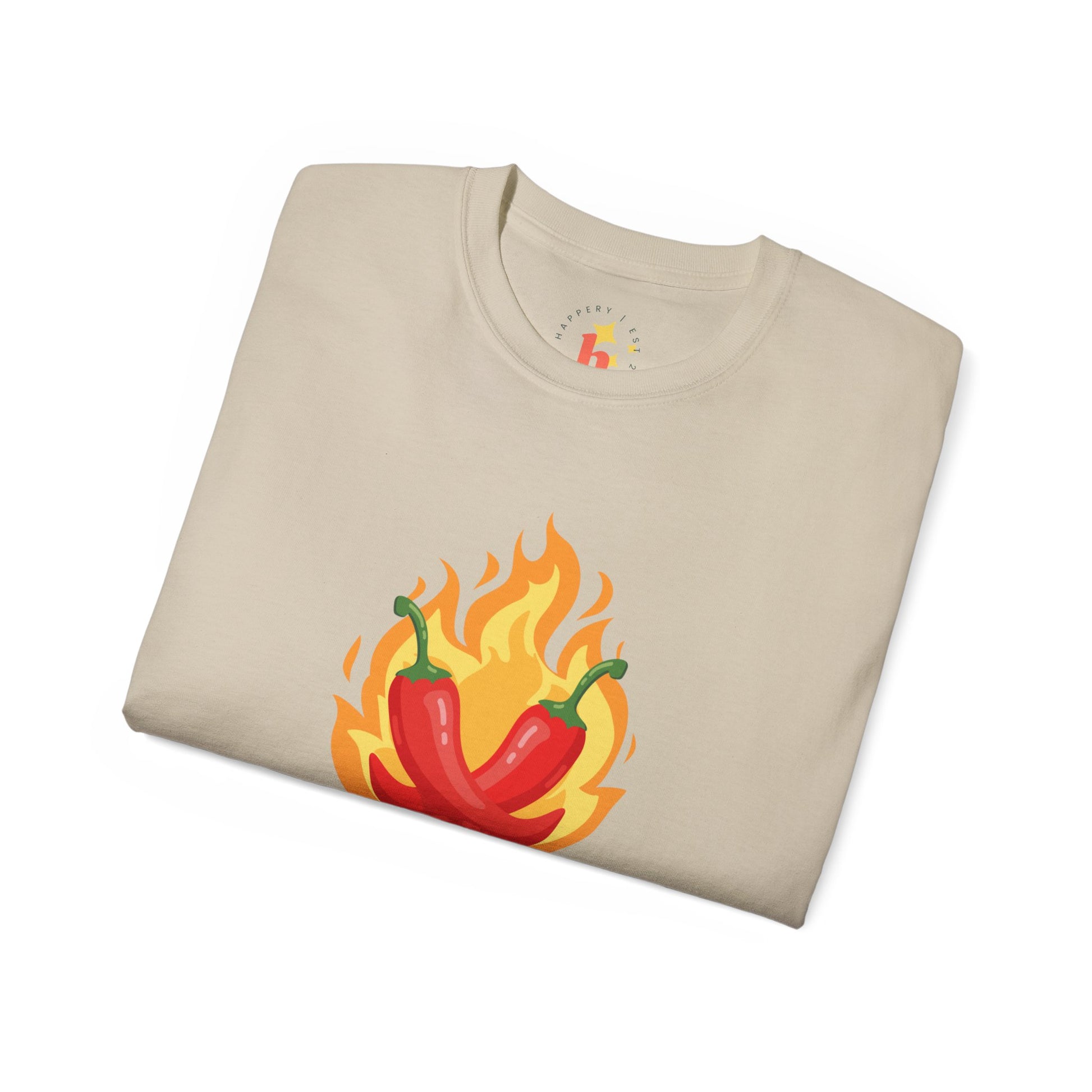 Neurospicy Flaming Peppers Unisex Ultra Cotton Tee