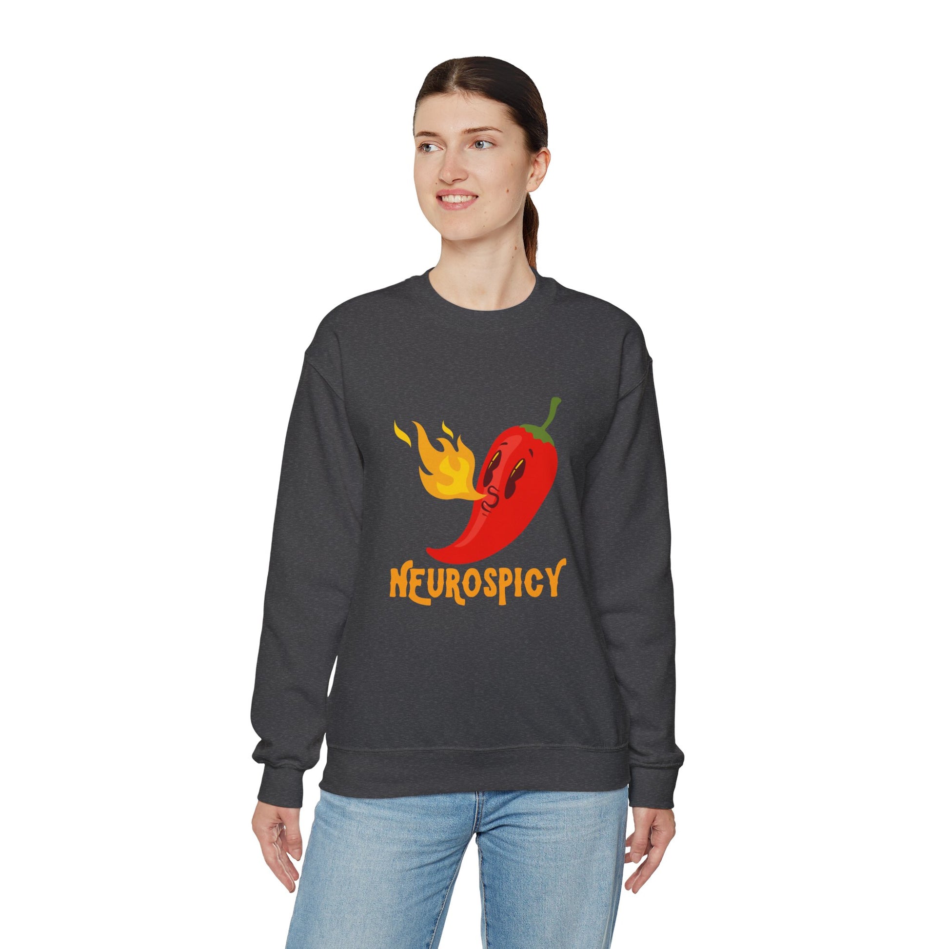 Neurospicy Unisex Heavy Blend Crewneck Sweatshirt