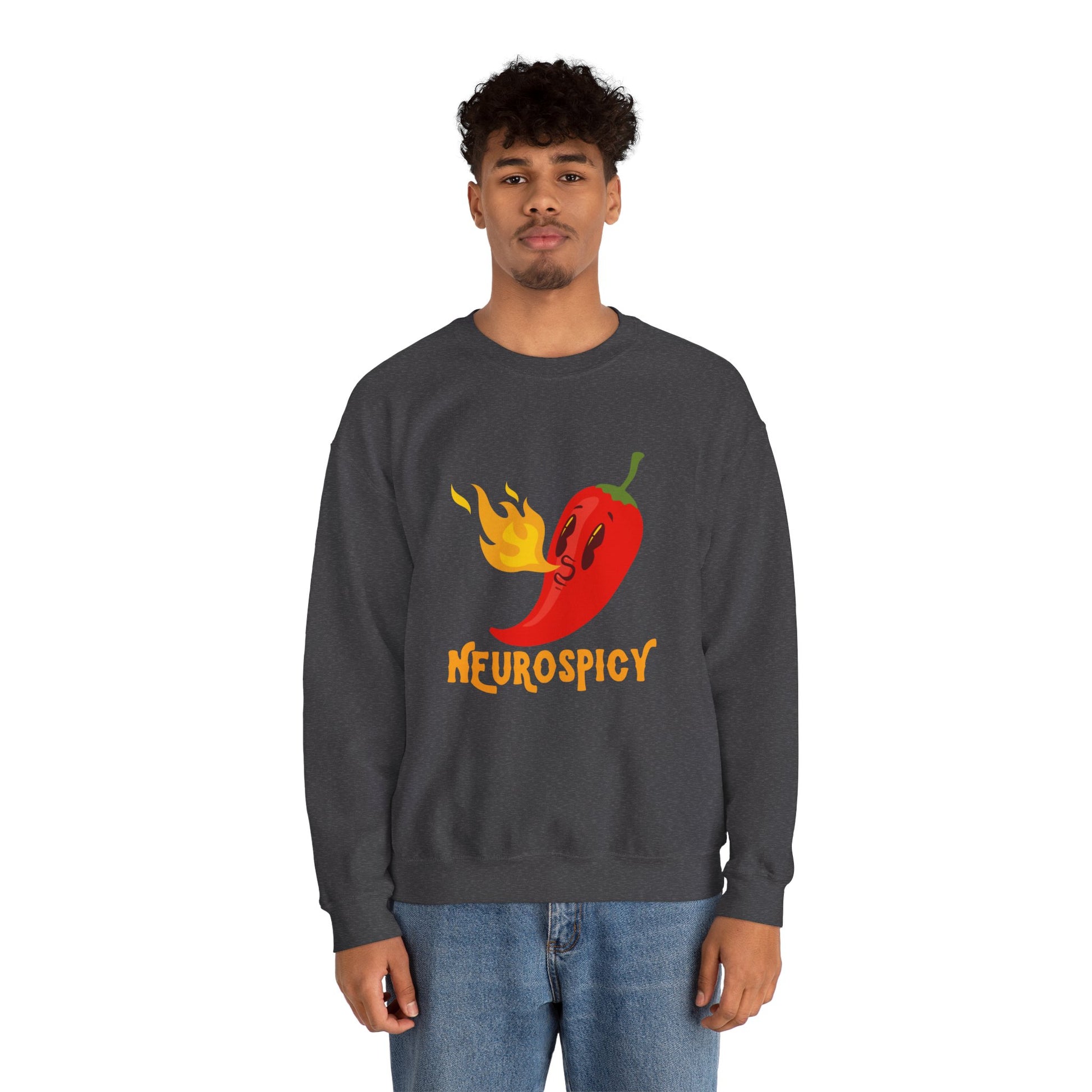 Neurospicy Unisex Heavy Blend Crewneck Sweatshirt