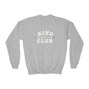 Kind Because I Can Youth Crewneck Sweatshirt