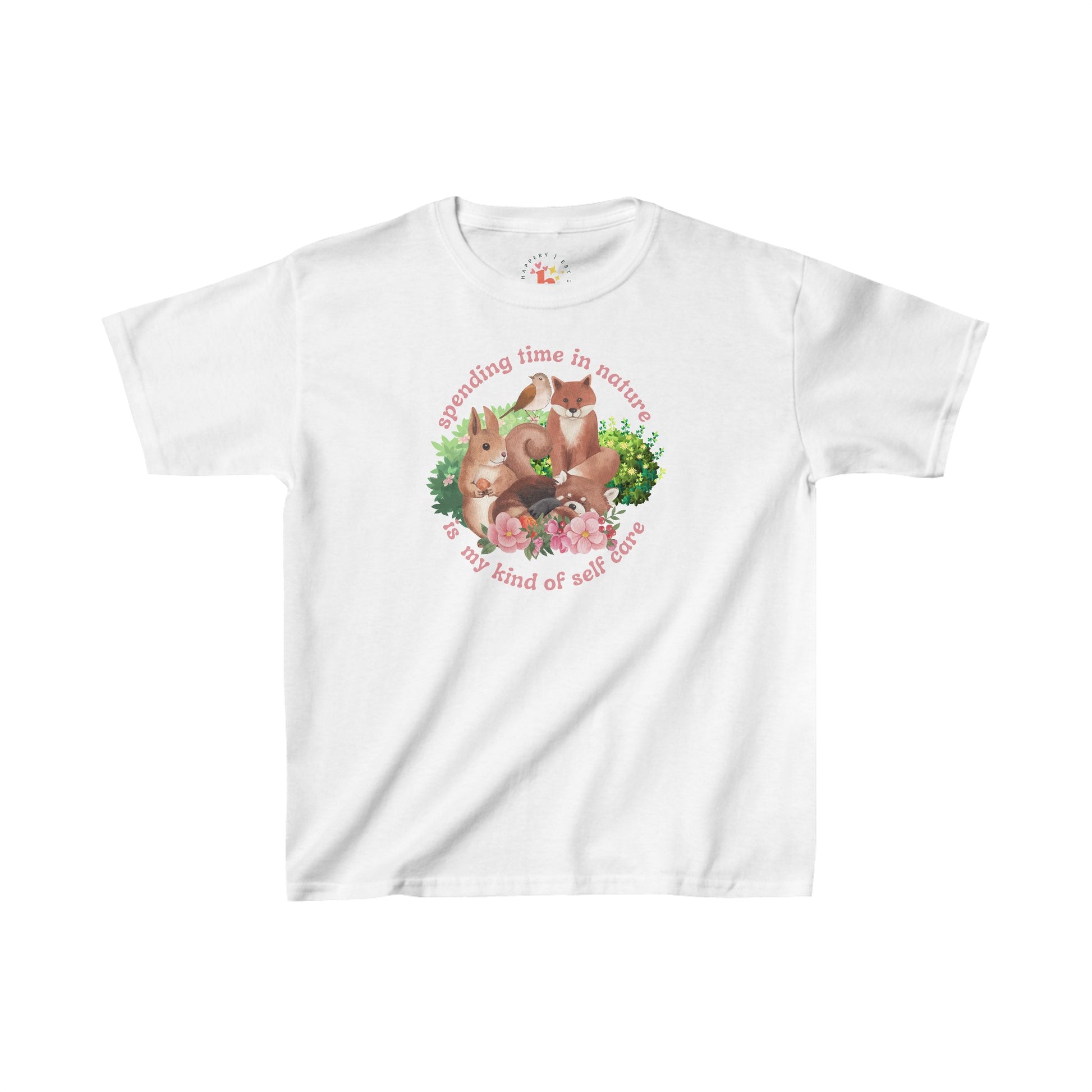 Nature is My Kind of Self Care (Fauna) Kids Heavy Cotton Tee