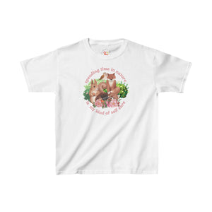 Nature is My Kind of Self Care (Fauna) Kids Heavy Cotton Tee