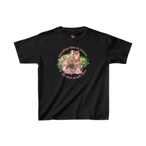 Nature is My Kind of Self Care (Fauna) Kids Heavy Cotton Tee