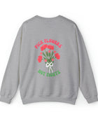 Pick Flowers Not Fights (Modern) Unisex Heavy Blend Crewneck Sweatshirt