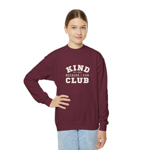 Kind Because I Can Youth Crewneck Sweatshirt