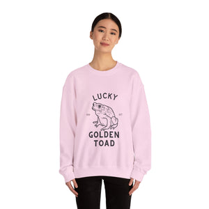 Lucky Golden Toad Unisex Heavy Blend Crewneck Sweatshirt