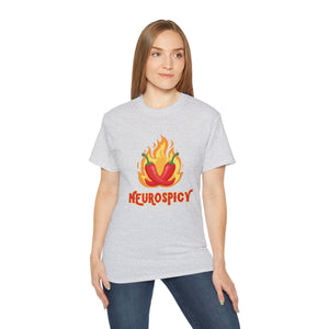 Neurospicy Flaming Peppers Unisex Ultra Cotton Tee