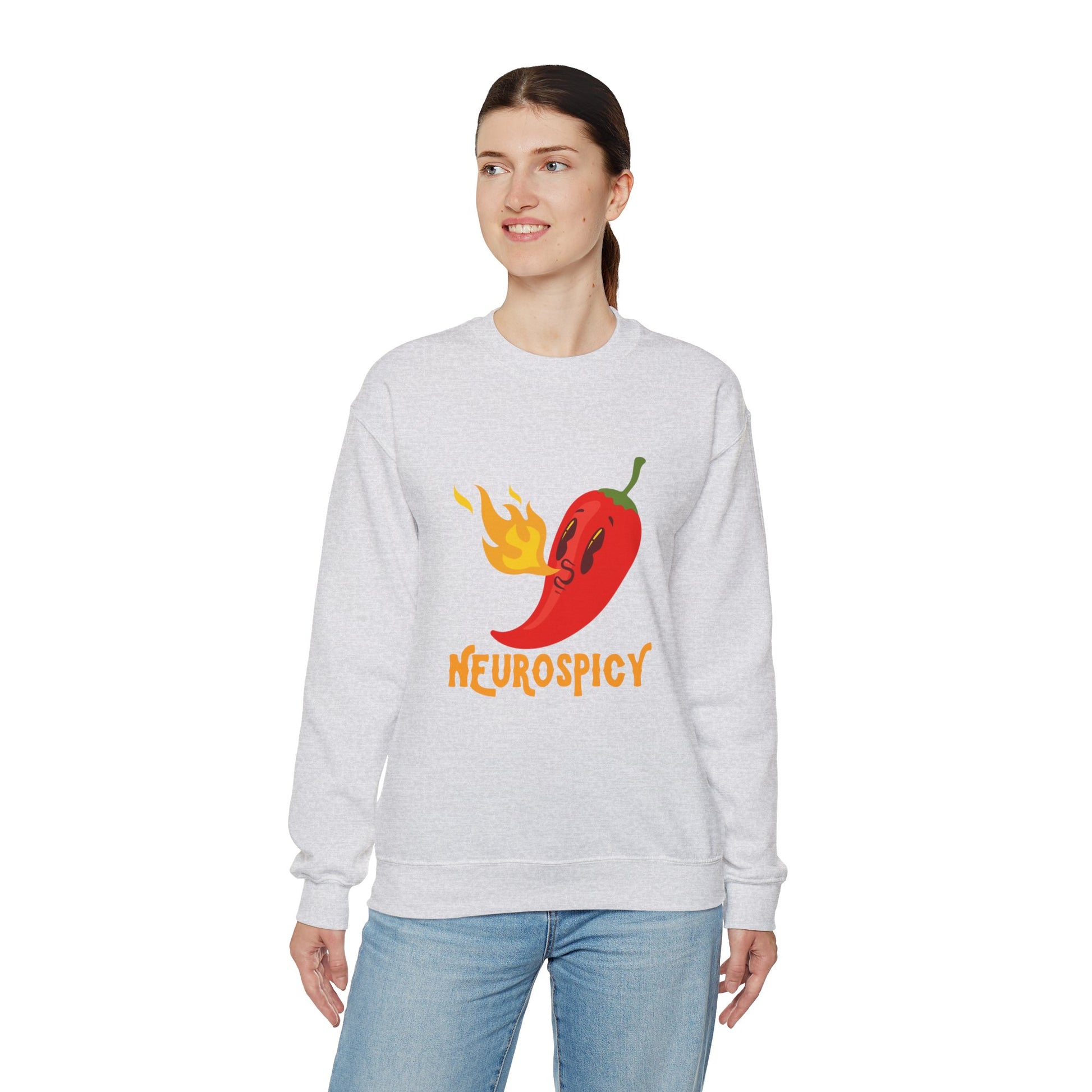 Neurospicy Unisex Heavy Blend Crewneck Sweatshirt