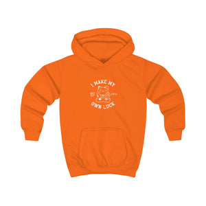 I Make My Own Luck Kids Hooded Sweatshirt