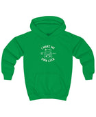 I Make My Own Luck Kids Hooded Sweatshirt