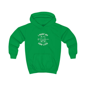 I Make My Own Luck Kids Hooded Sweatshirt