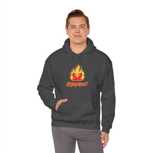 Neurospicy Flaming Peppers Unisex Heavy Blend Hooded Sweatshirt Hoodie