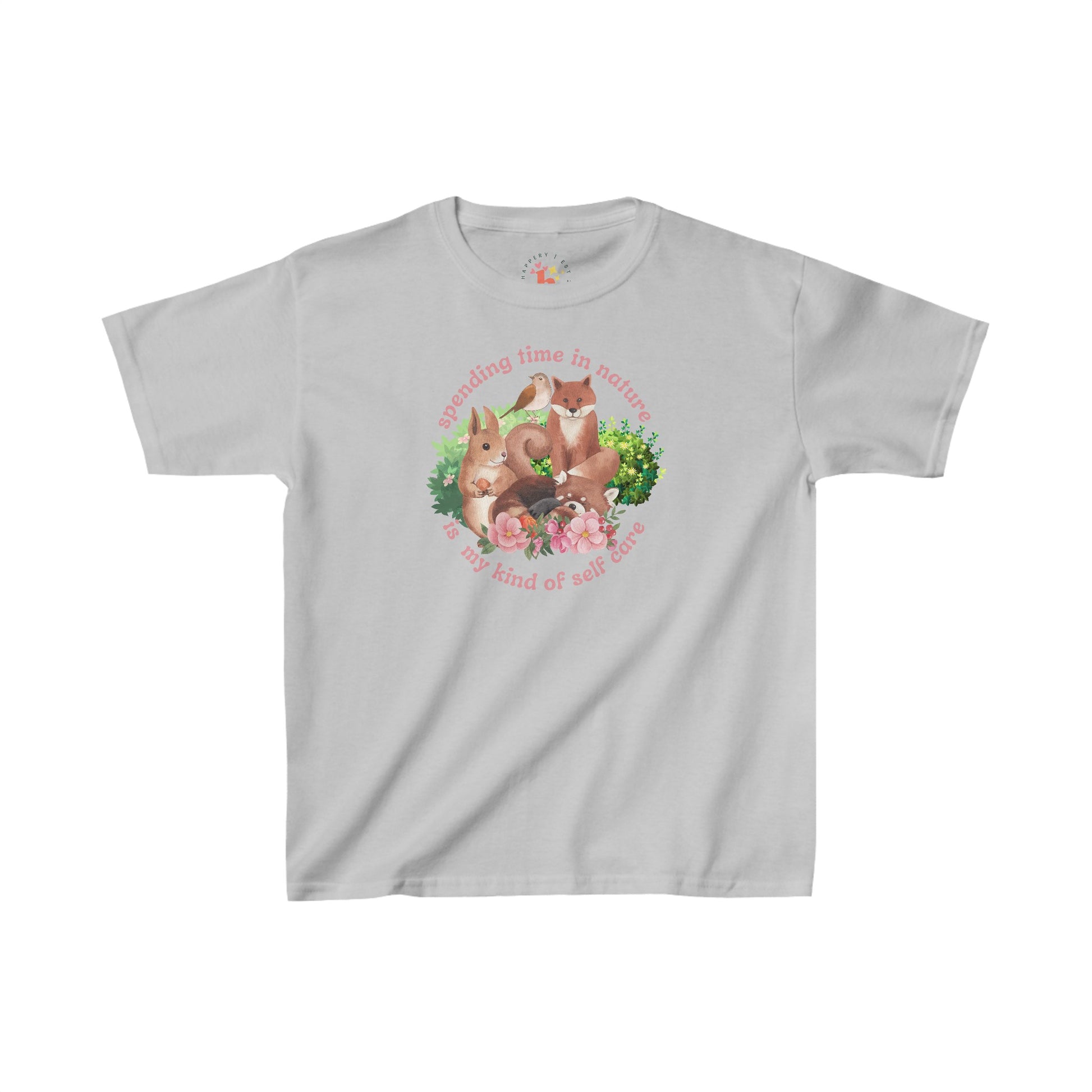 Nature is My Kind of Self Care (Fauna) Kids Heavy Cotton Tee