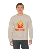 Neurospicy Flaming Peppers Unisex Heavy Blend Crewneck Sweatshirt