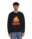 Neurospicy Flaming Peppers Unisex Heavy Blend Crewneck Sweatshirt