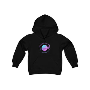 Making Space for a World of Possibilities Youth Heavy Blend Hooded Sweatshirt