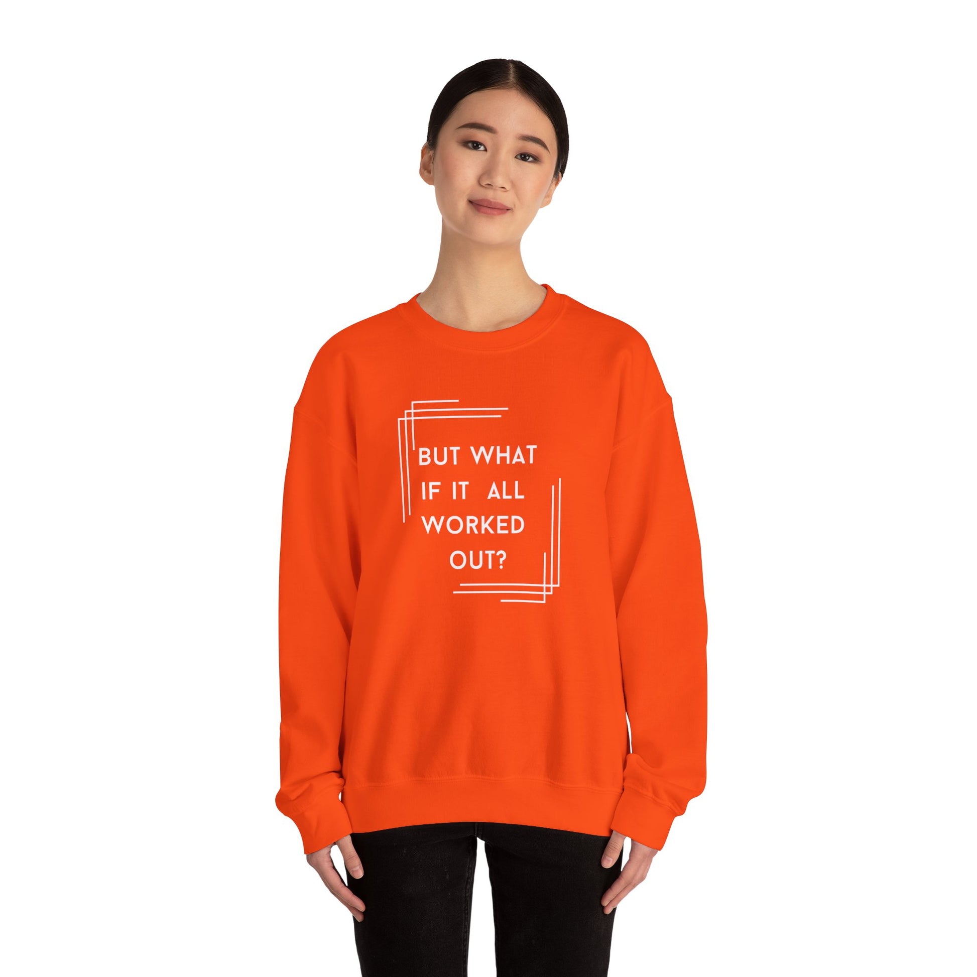 But What If It All Worked Out? Unisex Heavy Blend Crewneck Sweatshirt