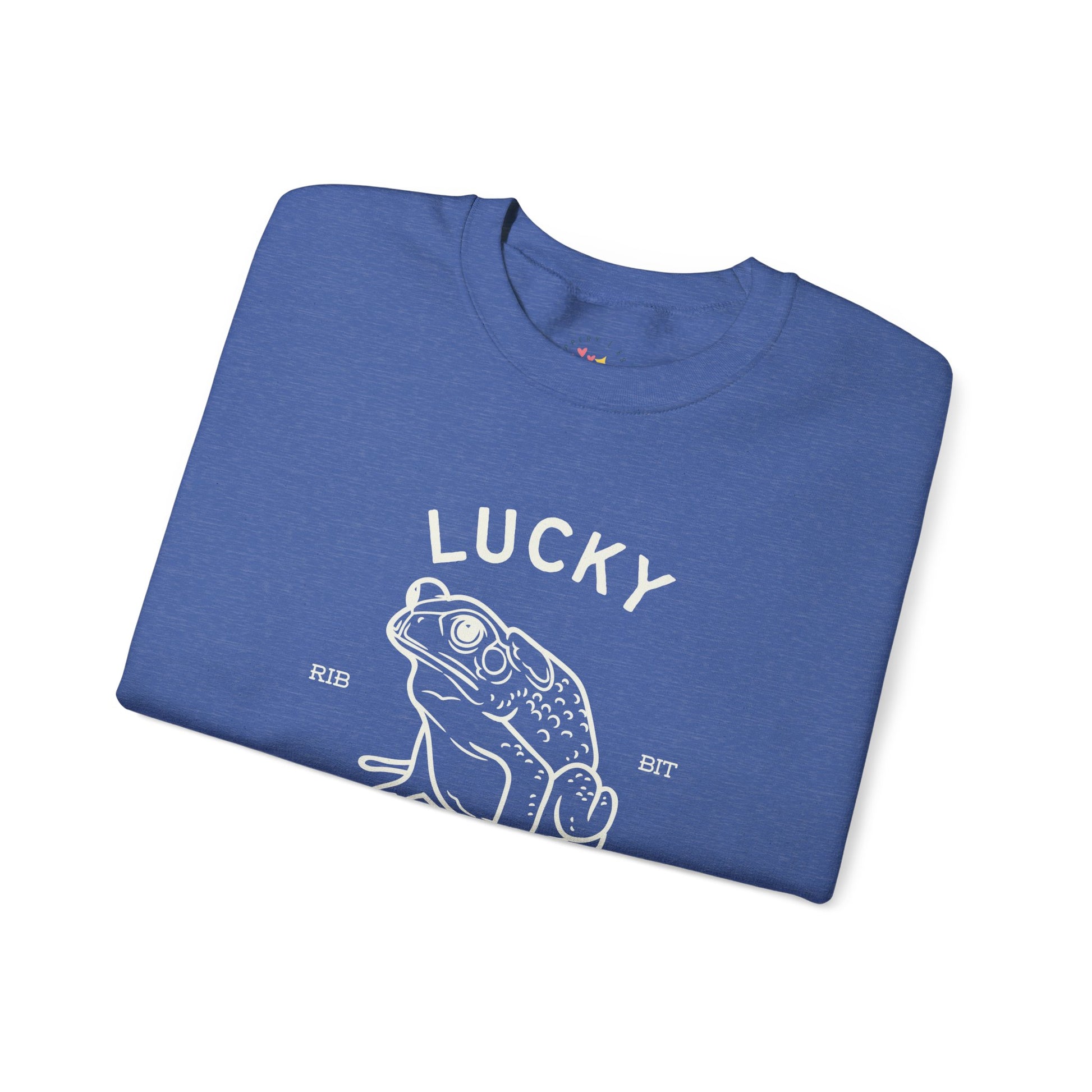 Lucky Golden Toad Unisex Heavy Blend Crewneck Sweatshirt