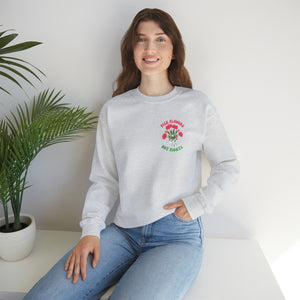 Pick Flowers Not Fights (Modern) Unisex Heavy Blend Crewneck Sweatshirt