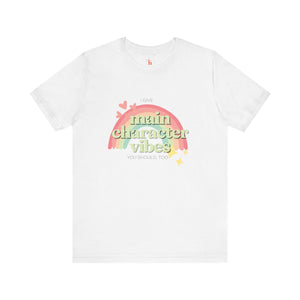 Main Character Vibes Unisex Jersey Short Sleeve Tee