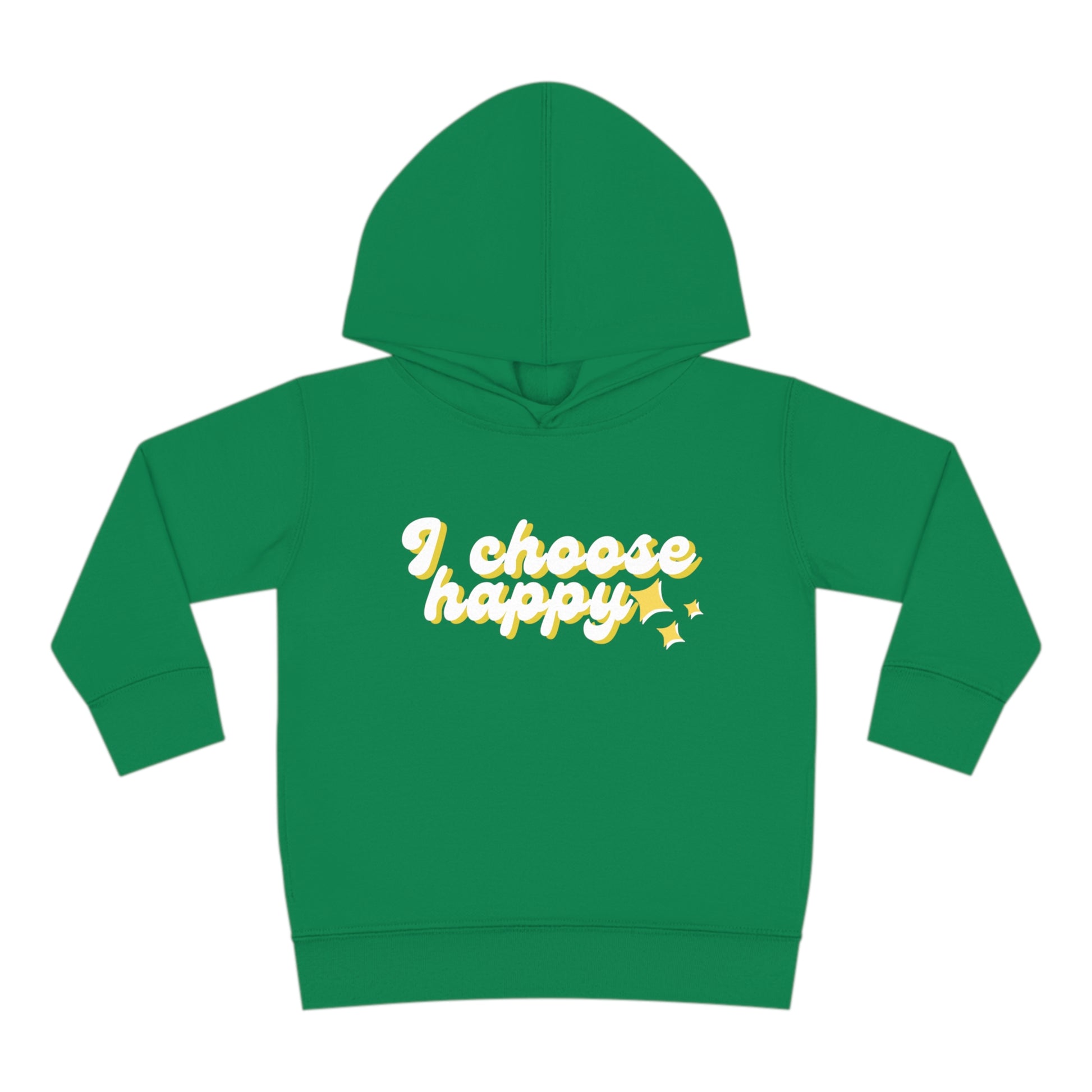 I Choose Happy Toddler Pullover Fleece Hoodie