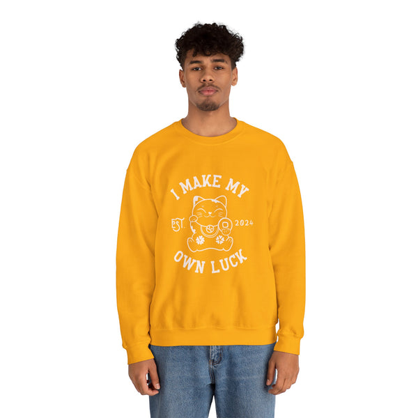 I Make My Own Luck Unisex Heavy Blend Crewneck Sweatshirt