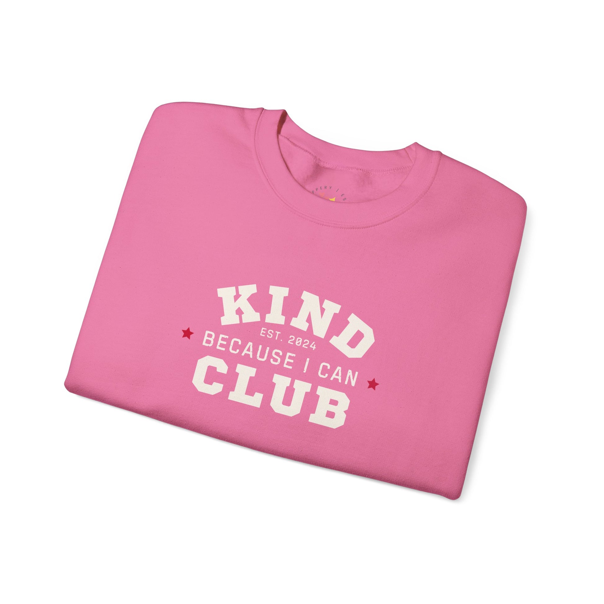 Kind Because I Can Club Unisex Heavy Blend Crewneck Sweatshirt