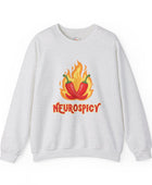 Neurospicy Flaming Peppers Unisex Heavy Blend Crewneck Sweatshirt