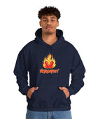 Neurospicy Flaming Peppers Unisex Heavy Blend Hooded Sweatshirt Hoodie