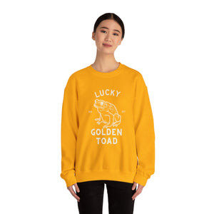 Lucky Golden Toad Unisex Heavy Blend Crewneck Sweatshirt