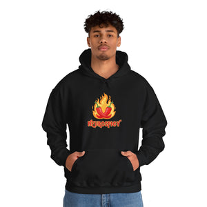 Neurospicy Flaming Peppers Unisex Heavy Blend Hooded Sweatshirt Hoodie