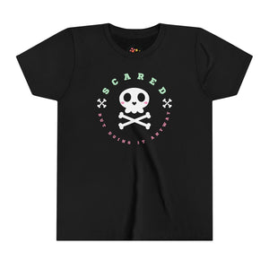 Scared But Doing It Anyway Youth Short Sleeve Tee