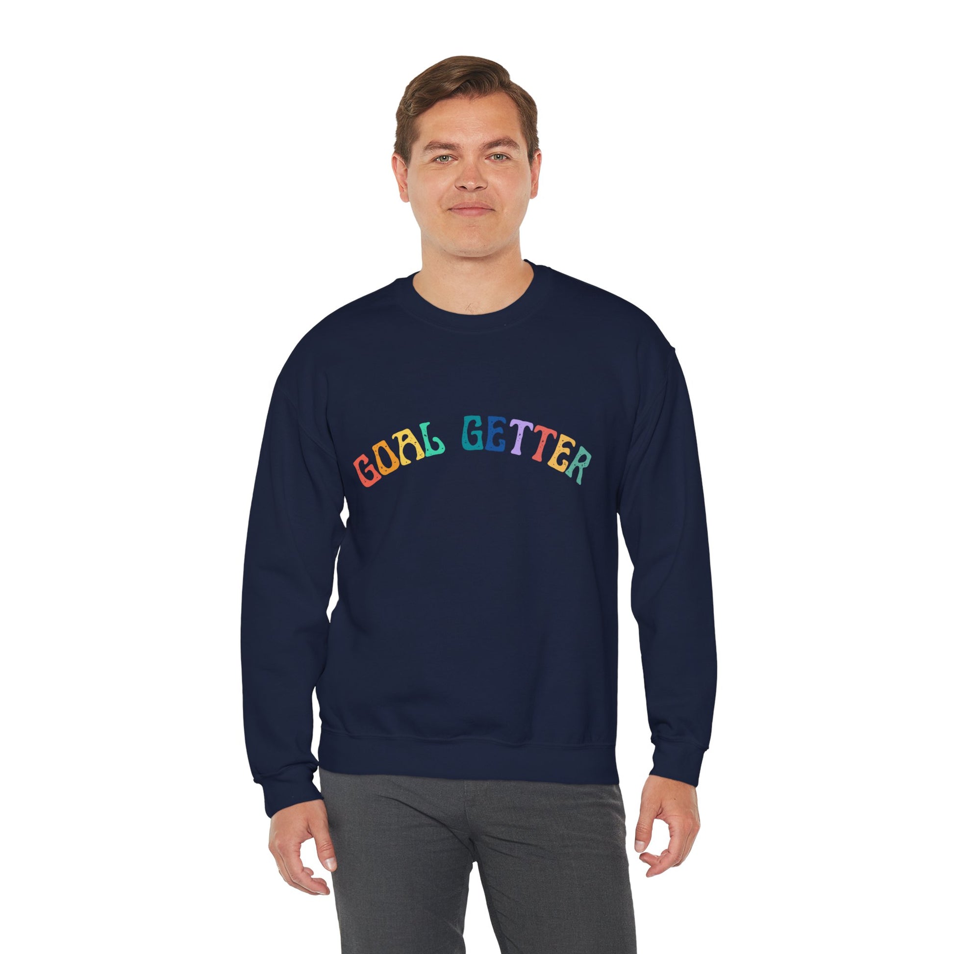 Goal Getter Unisex Heavy Blend Crewneck Sweatshirt (11 colours, up to 5xl)