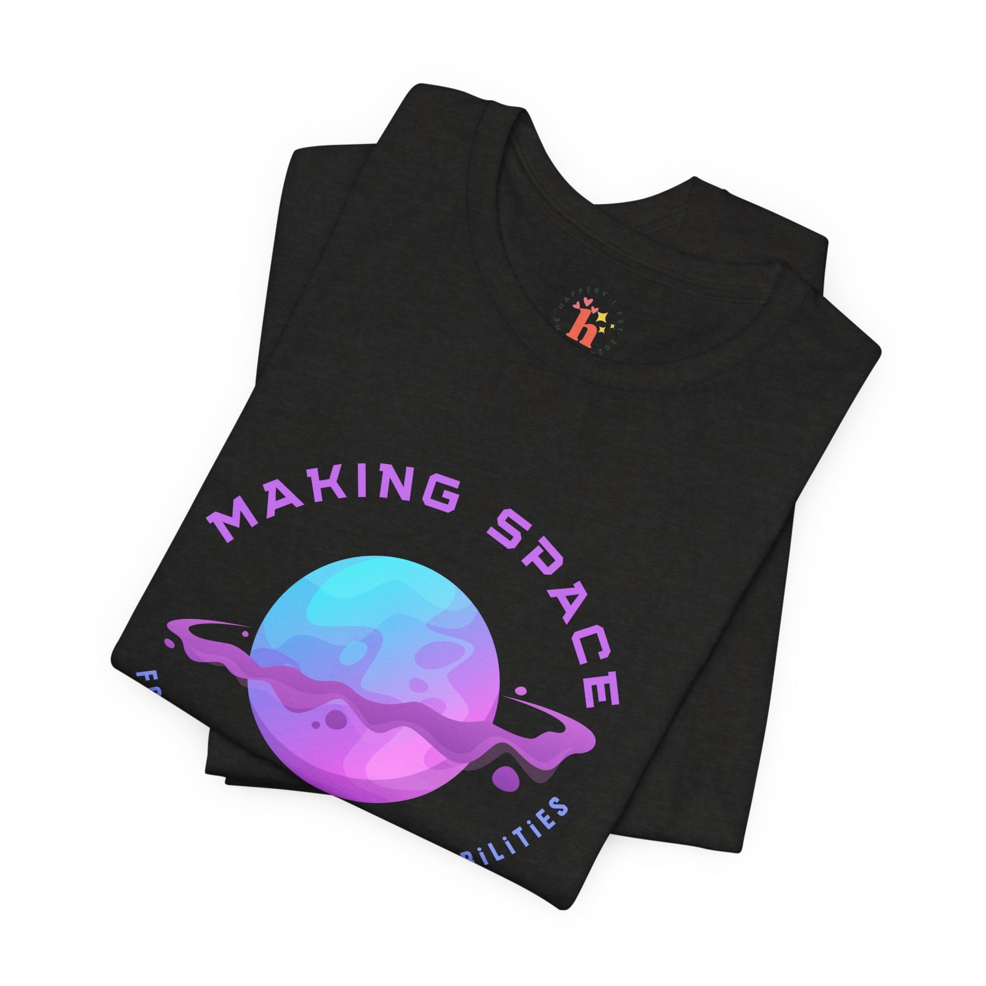 Making Space for New Possibilities Vegan Organic Unisex T-shirt