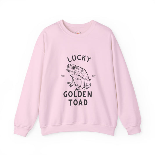 Lucky Golden Toad Unisex Heavy Blend Crewneck Sweatshirt