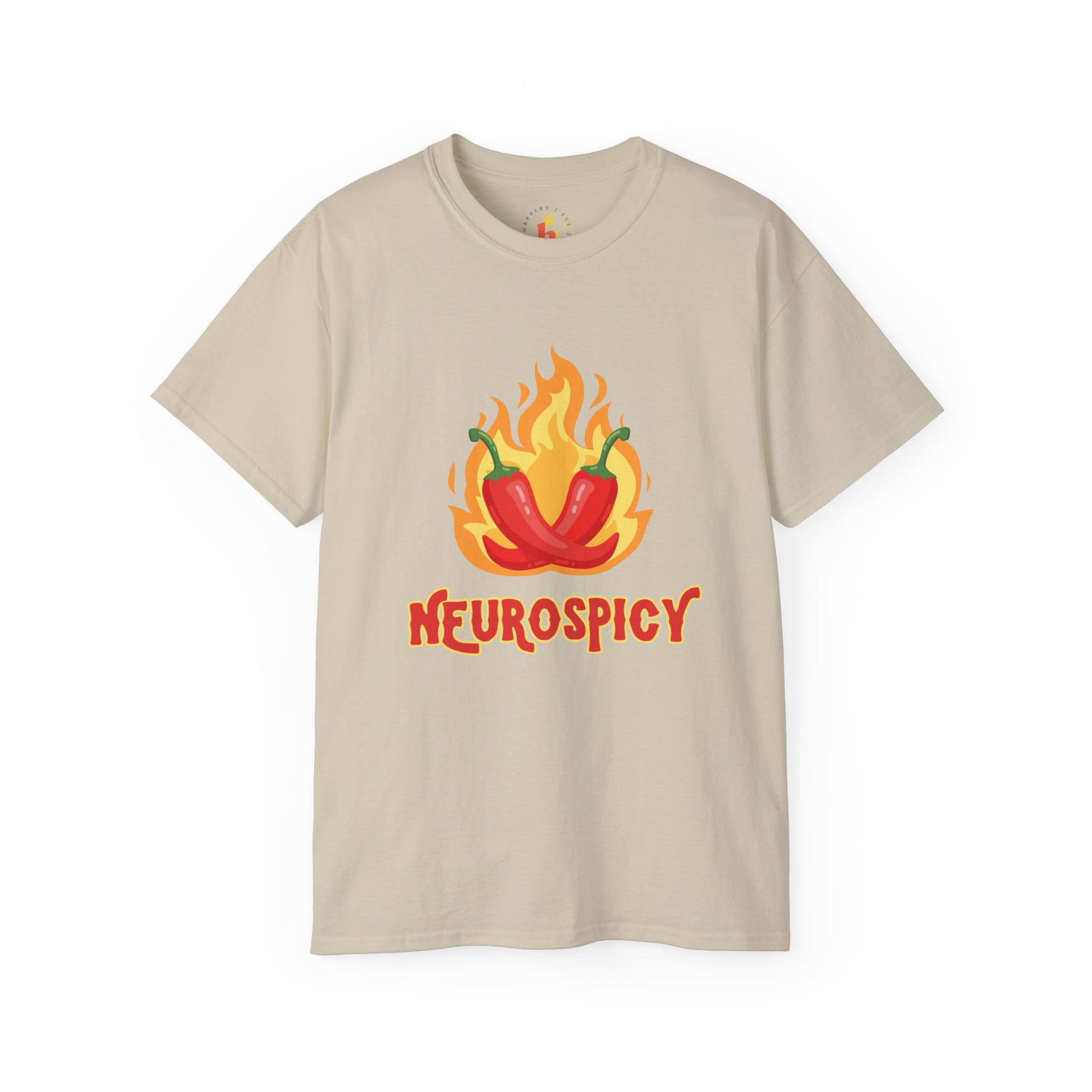 Neurospicy Flaming Peppers Unisex Ultra Cotton Tee