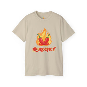 Neurospicy Flaming Peppers Unisex Ultra Cotton Tee