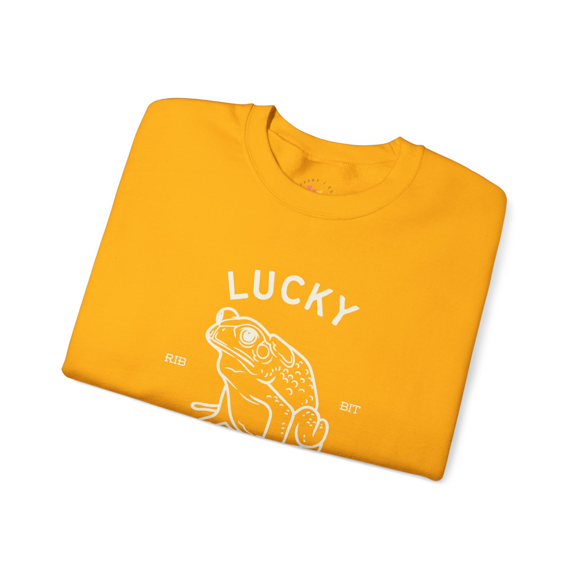 Lucky Golden Toad Unisex Heavy Blend Crewneck Sweatshirt