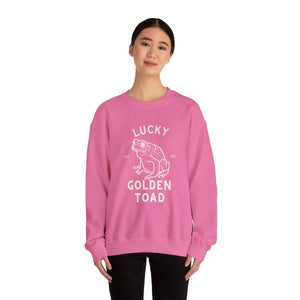 Lucky Golden Toad Unisex Heavy Blend Crewneck Sweatshirt