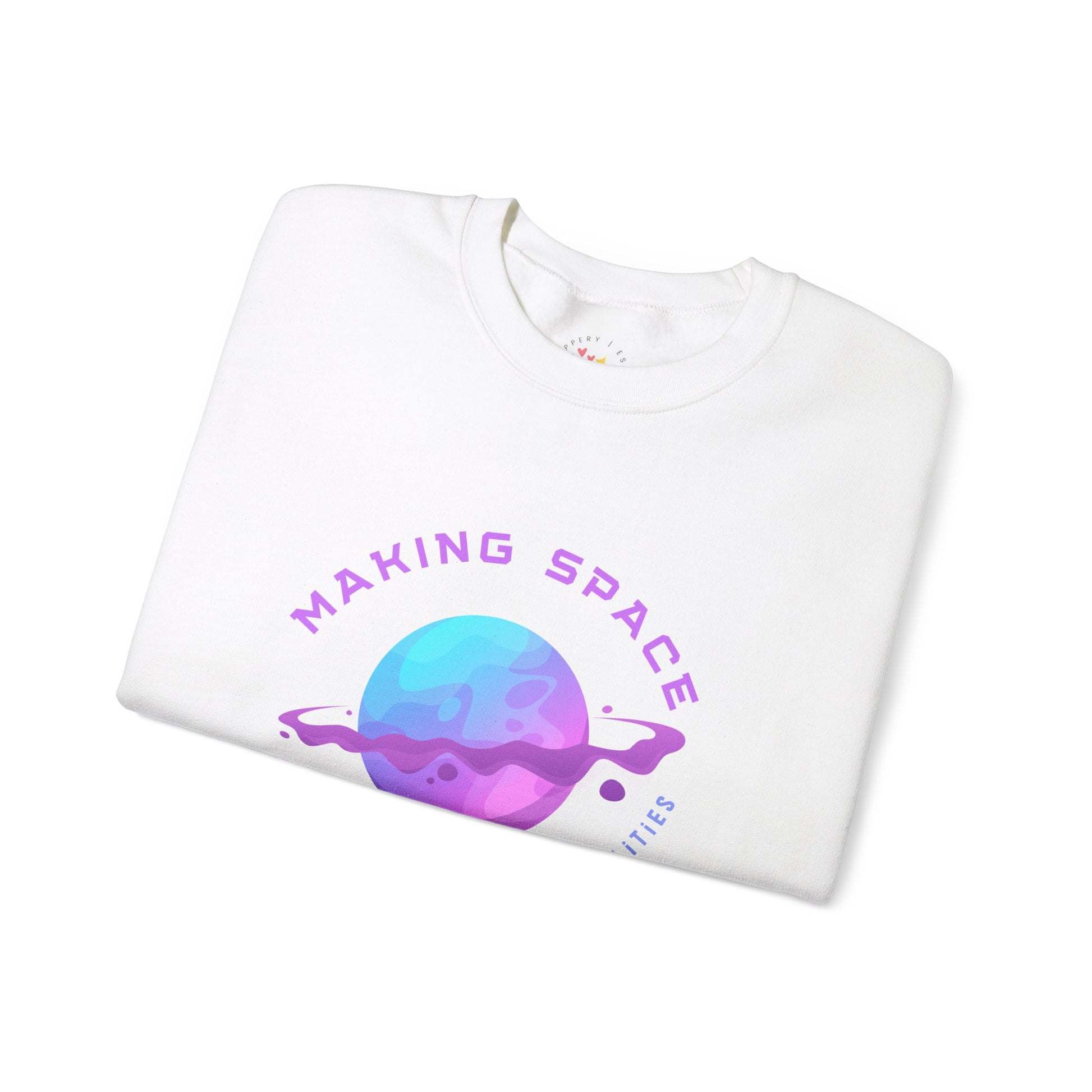 Making Space For a World of Possibilities Unisex Heavy Blend Crewneck Sweatshirt