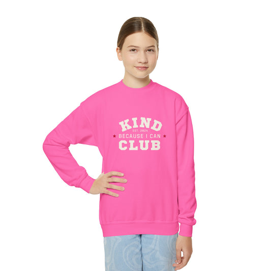 Kind Because I Can Youth Crewneck Sweatshirt