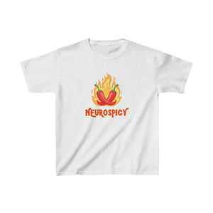 Neurospicy Flaming Peppers Kids Heavy Cotton Tee